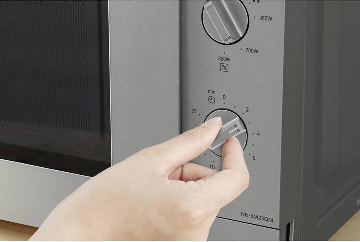 Produktbild Panasonic NN-SM23QMEPG Mikrowelle Silber 800 W Grillfunktion (20 l)