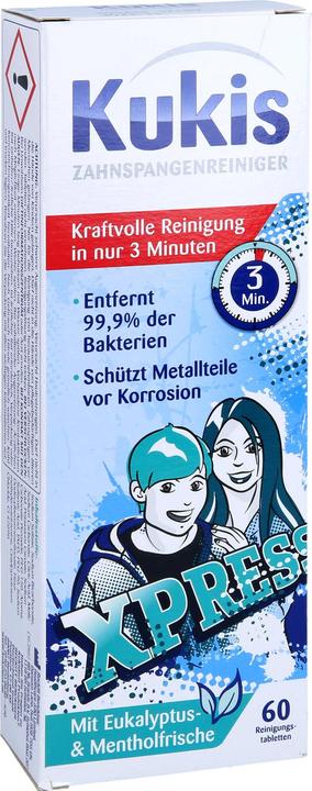 Productafbeelding Kukis Reckitt Benckiser Beugelreiniger Reinigingstabletten, 60 st. tabletten