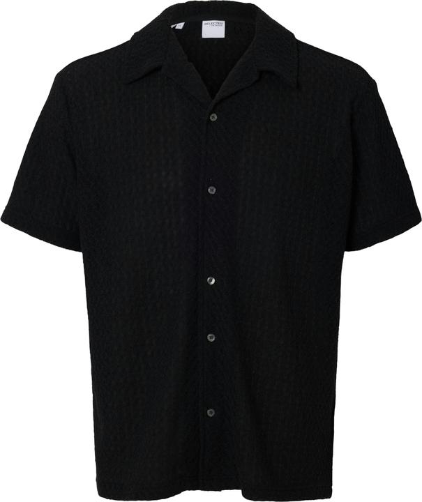 Actual product image Selected Homme Jacquard Strick Kurzarmhemd (XXL)