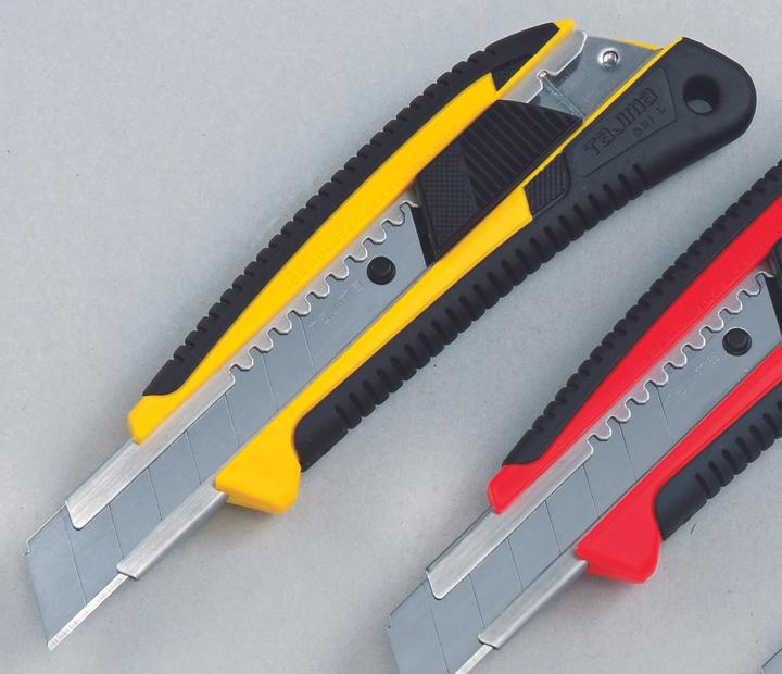 Actual product image Tajima Reinforced rubber knife with breakable 18mm blades GRI * L (Cutters)