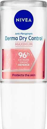 Produktbild NIVEA Derma Dry Control ball antiperspirant (Anti-Perspirant) 50 ml (Roll-on, 50 ml)
