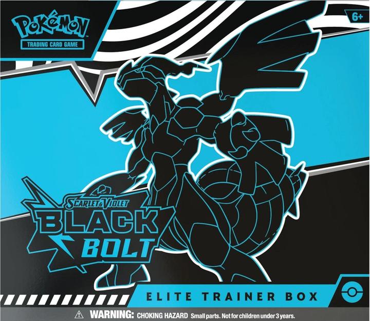 Actual product image Pokémon Scarlet & Violet Black Bolt Elite Trainer Box (English)