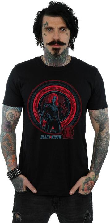 Produktbild Black Widow Movie Computer Globe TShirt (XXL)