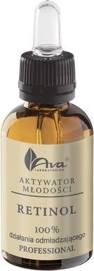 Actual product image Ava Cosmetics AKTYWATOR MŁODOŚCI RETINOL z witaminami C, E, F 100% działania odmładzającego Rozjaśnia cerę (30 ml)