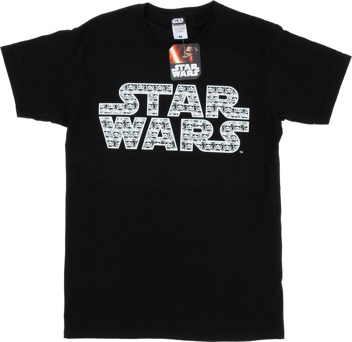 Star Wars Force Awakens Stormtrooper Logo TShirt (S)