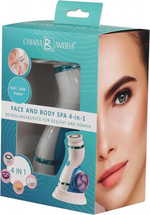 Produktbild Chiara Ambra Elektrische Reinigungsbürste für Gesicht und Körper, türkis