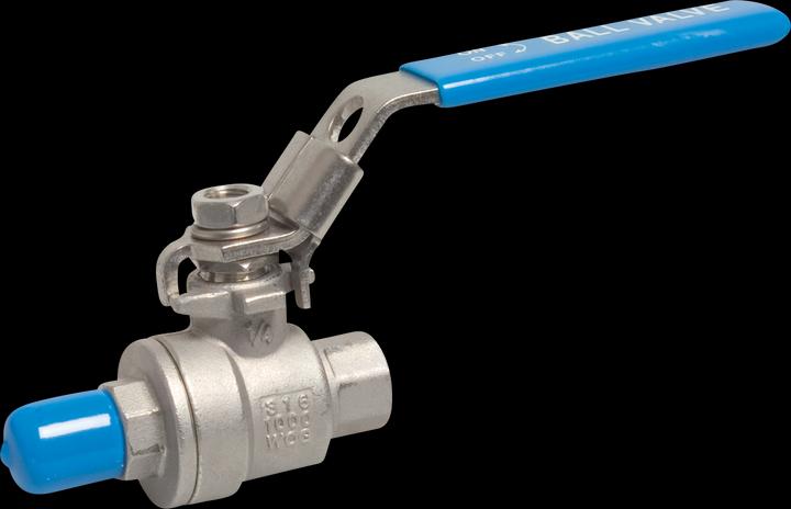 Produktbild Profec Zweiteiliger Kugelhahn Edelstahl 316 1 1/4" Innengewinde x Aussengewinde 50bar