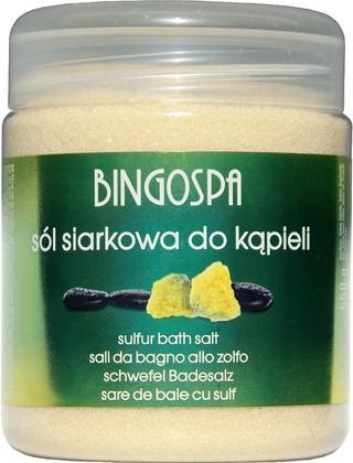 Actual product image BingoSpa Sulfur Bath Salt for Dermatitis and Callus 550g (Bath pearls)
