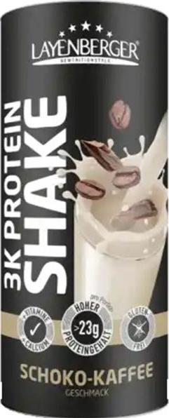 Produktbild Layenberger 3K Protein-Shake Schoko-Kaffee 360g (Schokolade, Kaffee, 1 Stk., 360 g)
