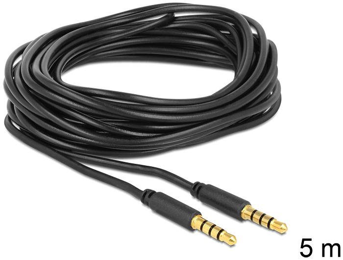 Immagine prodotto Delock Cavo a jack (5 m, Connettore da 3,5 mm (AUX))