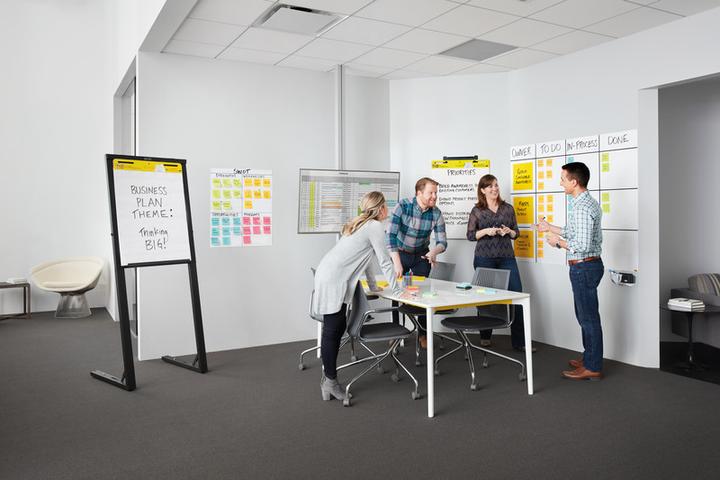 Produktbild 3M Post-it??? Super Sticky Meeting Chart, selbstklebend, weiss (63.5 x 77.5 cm)