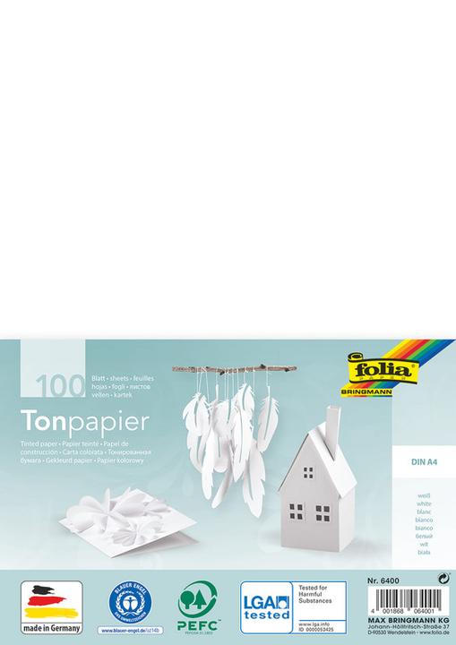 Image du produit Folia Tonpapier (130 g/m², 100 x)