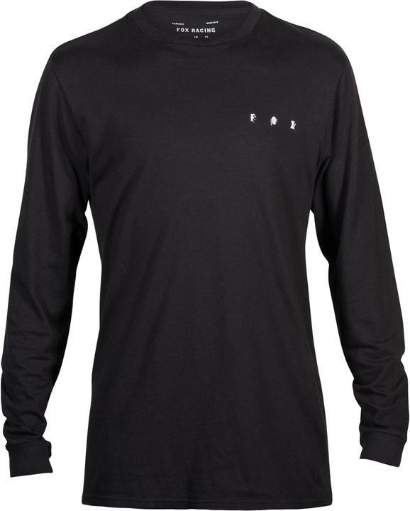 Fox Tee 23 Diffuse Ls Prem Blk M (M)