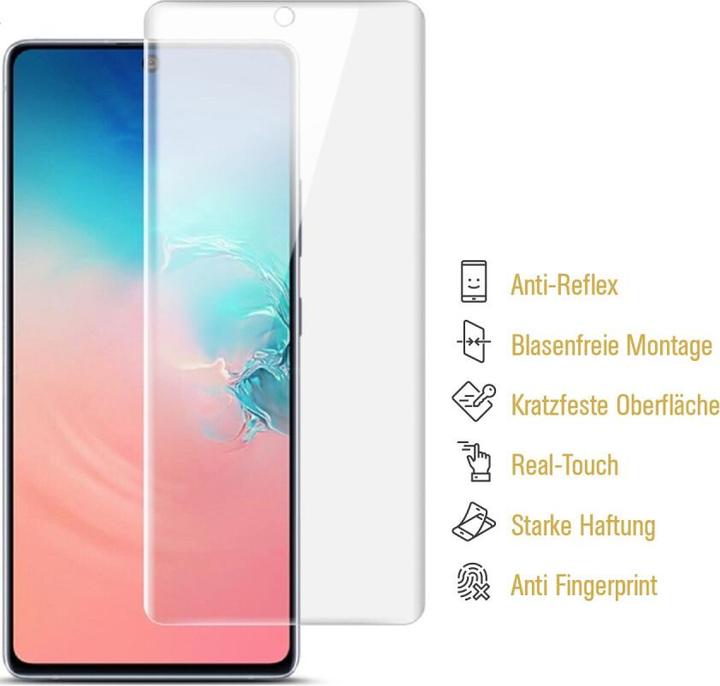 Actual product image Protectorking 6x Panzerfolie Anti-Shock matt entspiegelt (6 Piece, Samsung Galaxy S10 Lite)