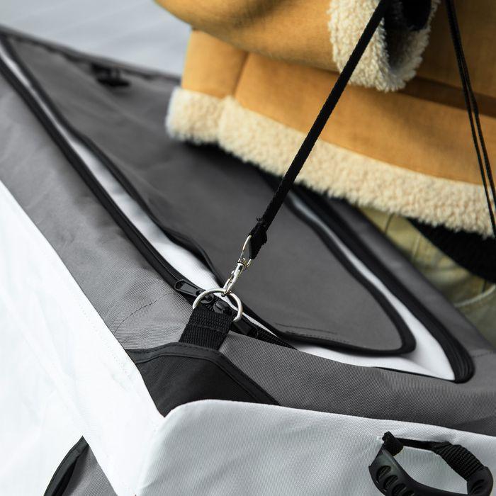 Image du produit Swisshandel24 2-in-1 Hundebuggy, Haustierwagen mit abnehmbarem Korb (Chien, Pliable)