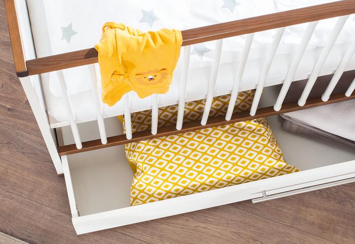 Actual product image Pinolino Tuula economy set (Baby cot, Changing unit)