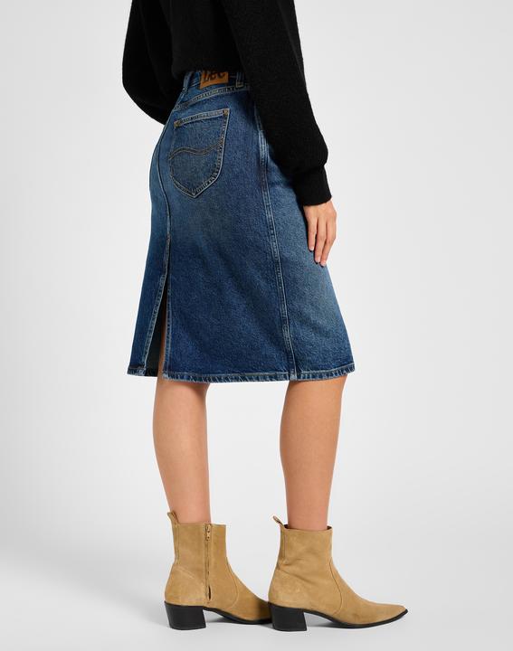 Actual product image Lee Denim skirt Midi Skirt (27)