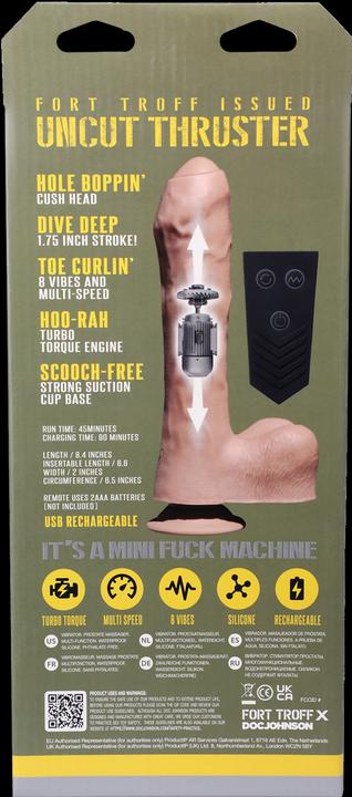 Image du produit Fort Troff Uncut Thruster - Mini Fuck Machine + Remote