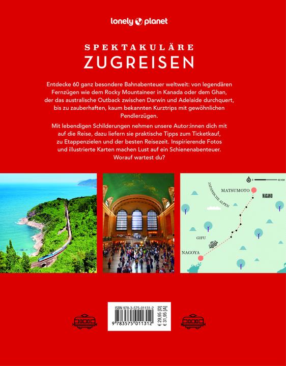 Produktbild Bildband Spektakuläre Zugreisen (Deutsch, Lonely Planet, 2024)