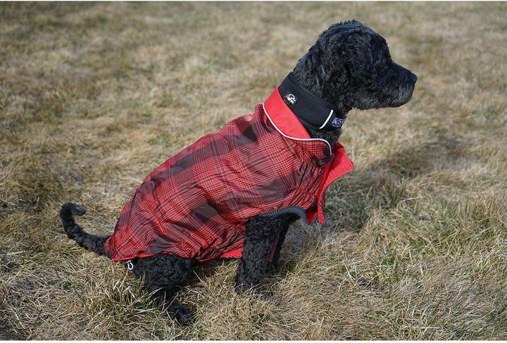 Image du produit Canada Pooch Go Fresh Pet - Veste de pluie réversible Scarlet Red L 46cm (46, Gilet de sauvetage pour chien)