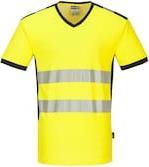 Immagine prodotto Portwest Maglietta ad alta visibilità PW310, collo a V, taglia XL, giallo/nero (XL)