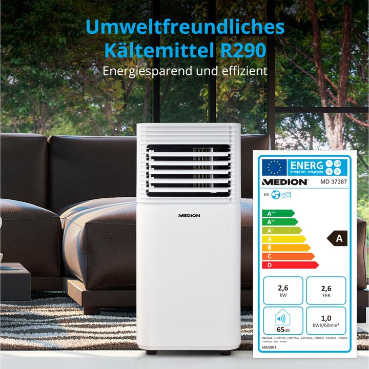 Actual product image Medion Air conditioner up to 32sqm | 9000 BTU (32 m², 9000 BTU/h)