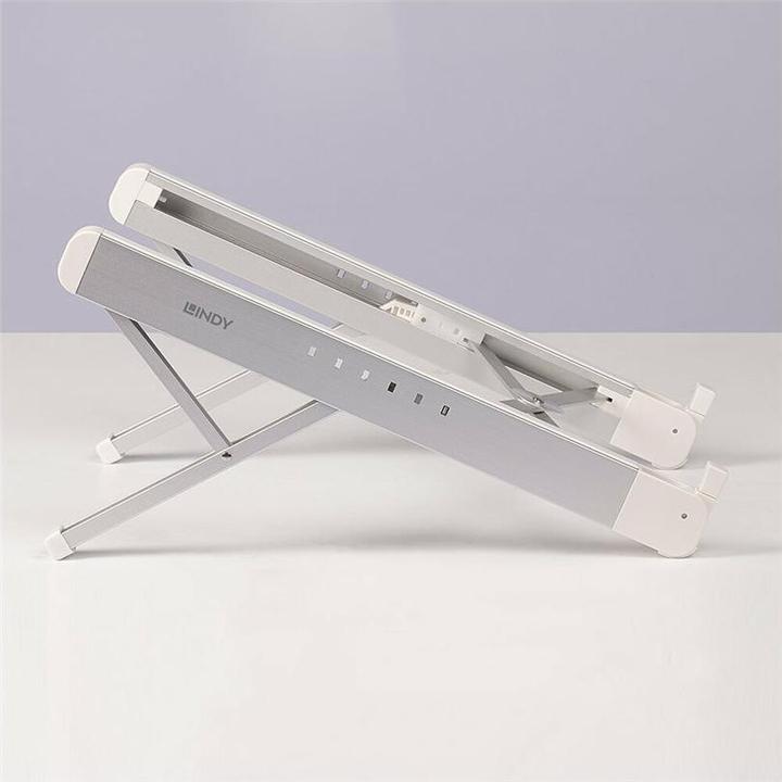 Image du produit Lindy Support pliable pour ordinateur portable Support réglable en aluminium