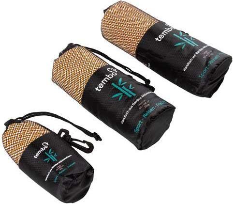Immagine prodotto Tembo Asciugamano da viaggio in bambù con fibre di carbone attivo Arancione L