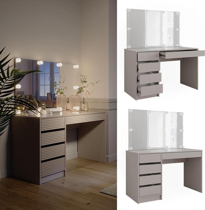 Actual product image Vicco Sherry with lighting (120 x 75 x 55 cm)