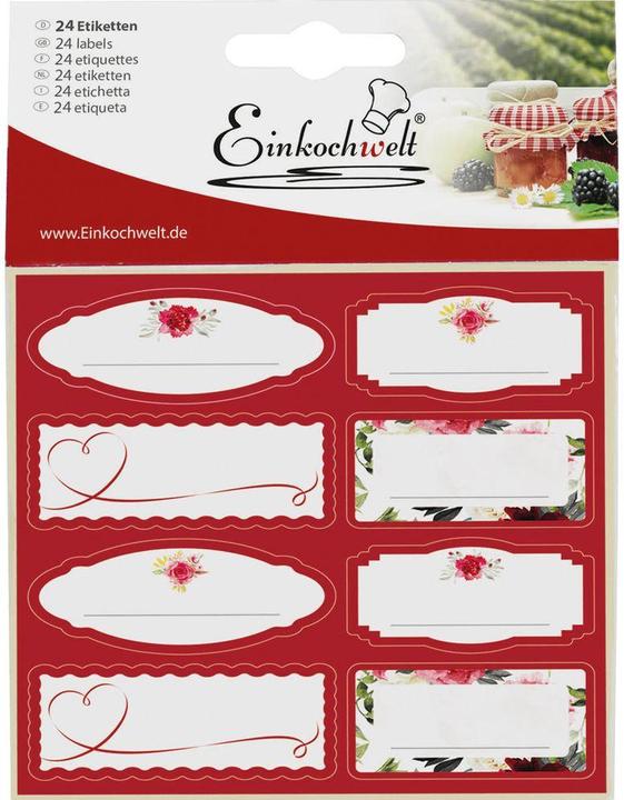 Einkochwelt Selbstklebeetiketten (24 Stk.)