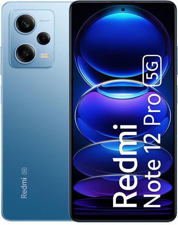 Actual product image Xiaomi Redmi Note 12 Pro (128 GB, Sky blue, 6.67", Dual SIM, 50 Mpx, 5G)