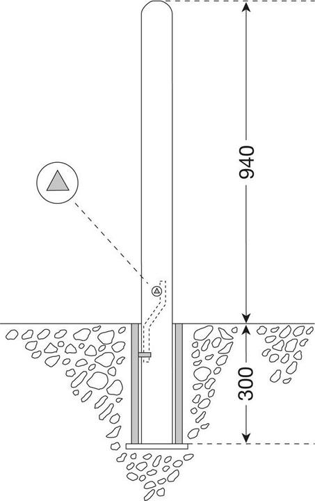 Produktbild kaiserkraft City-Poller