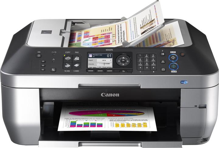 Image du produit Canon PIXMA MX870, tout-en-un avec ADF (Encre, Couleur)