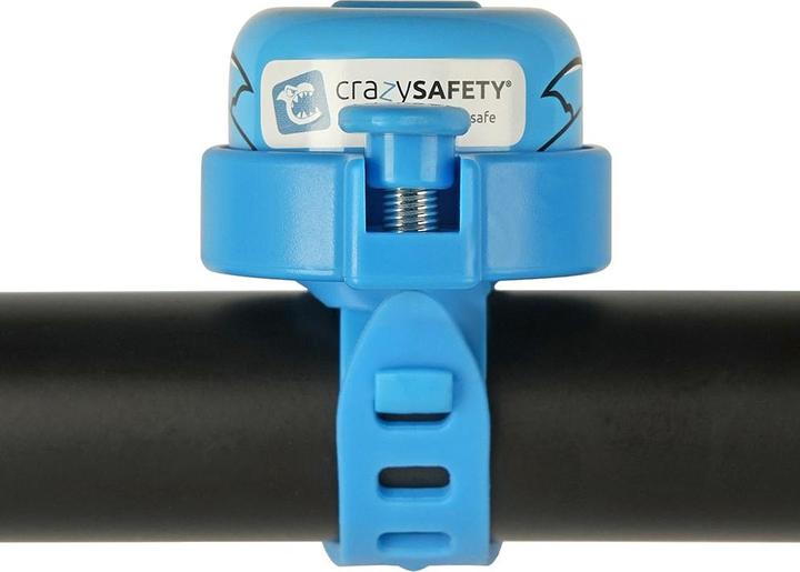 Actual product image Crazy Safety Blue Shark Bicycle Bell for Kids - Blue - Unisize