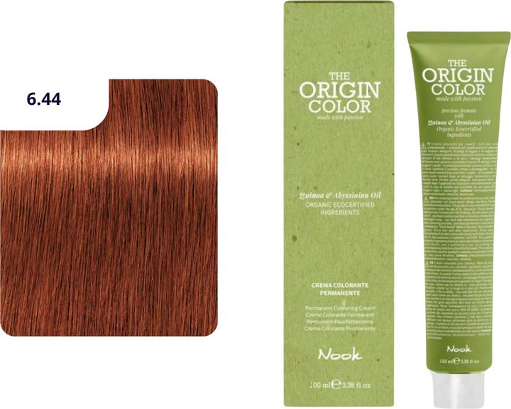 Produktbild Nook Origin Color Haarfarbe (6.44 Dunkelblond Intensiv-Kupfer)