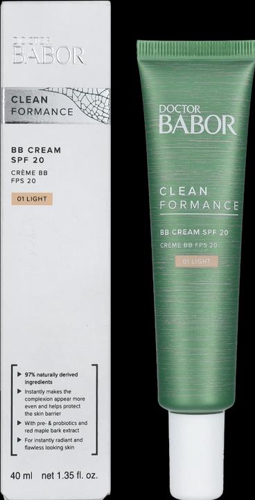 Actual product image Babor DOCTOR CLEANFORMANCE BB Cream 01 Light SPF 20 (01 Light)