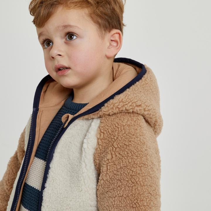 Immagine prodotto La Redoute Collections Giacca con cappuccio in pile Teddy (74)