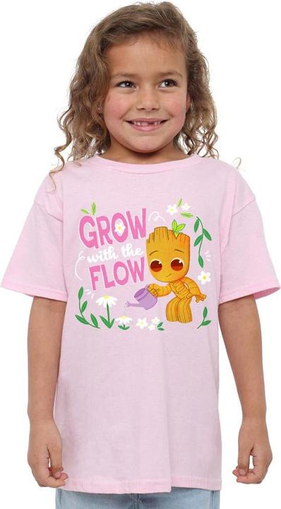 Immagine prodotto Guardians of the Galaxy Grow With The Flow Maglietta Groot Fiori Bambini (140)