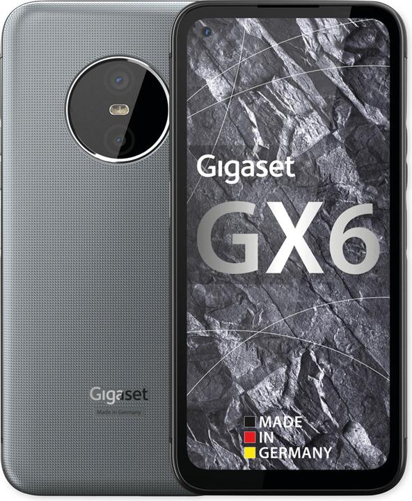 Actual product image Gigaset GX6 Outdoor (128 GB, Titanium Grey, 6.60", Dual SIM, 50 Mpx, 5G)