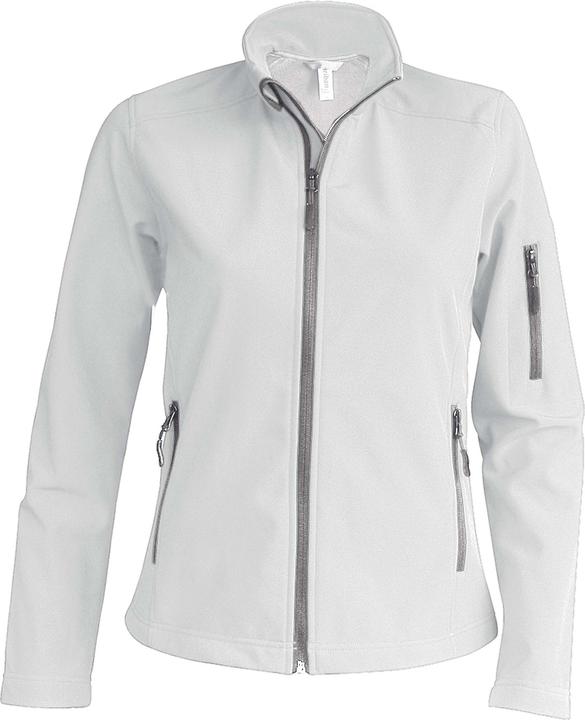Kariban damenjacke softshell blanche (XXL)