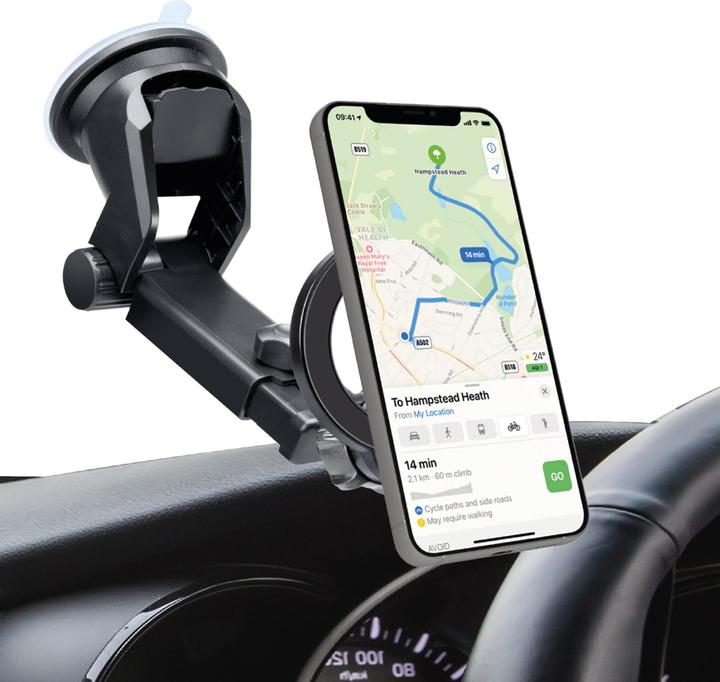Actual product image SBS Magnetic car holder for dashboard and windscreen compatible with MagSafe
