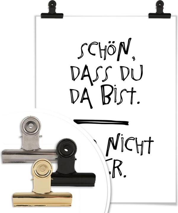 Produktbild Trenddeko Schön, dass du da bist (30 x 40 cm)