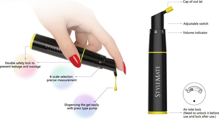 Produktbild Trisa Gelfarbe Stylemate Gelb (Nagellacktrockner, Gelb)