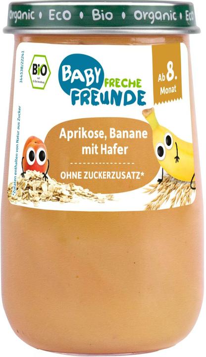 Produktbild Freche Freunde Früchte Aprikose, Banane & Hafer 190 g (323 g)
