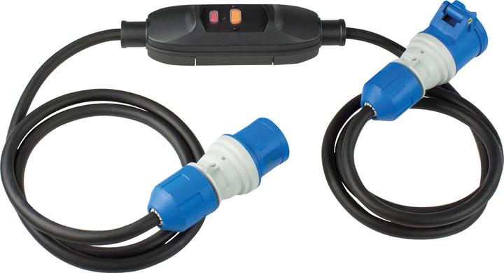 Actual product image As - Schwabe Camping CEE extension with PRCD personal protection (3 m, CEE)