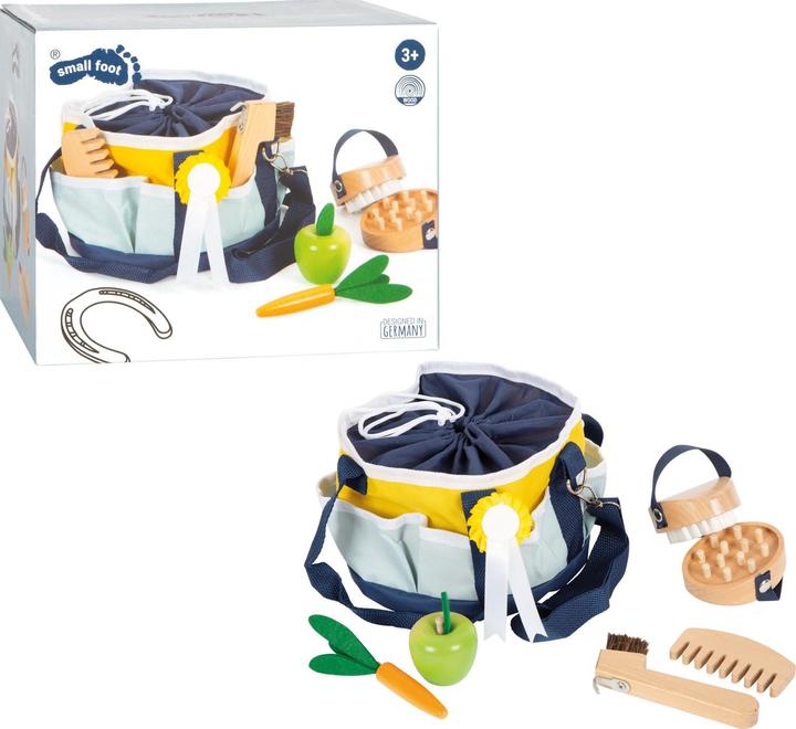 Image du produit small foot Jouet Kit de soins pour chevaux avec sac