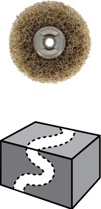 Produktbild Dremel Feinschleifscheiben grob/mittel Ø 25,0 mm, EZ SpeedClic kompatibel (2 Stück) (180)