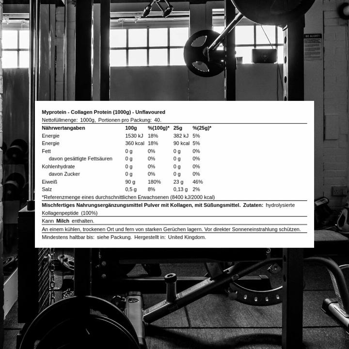 Actual product image MyProtein Collagen Protein (Unflavoured, 1 pcs., 1000 g)