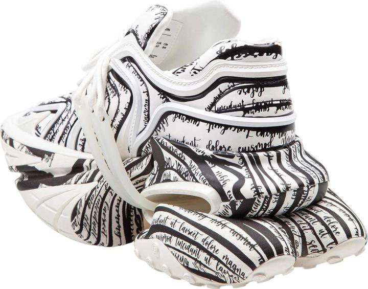 Image du produit Balmain sneakers unicorn wave with "lettera damore" writing color black/white (39)