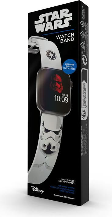 Image du produit Moby Fox Bracelet Smartwatch Star Wars Stormtrooper 22 mm (22 mm, Acier inoxydable, Silicone)